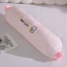 대나무 쿨링 베개 여름용 냉감 기능성 롱쿠션 침대용 쿨 패드, 4.핑크 토끼 A
