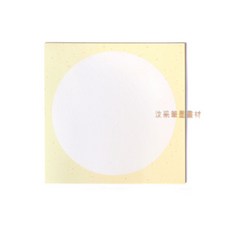 【汶采】粉彩卡紙-團扇內圓軟卡(5張/包), 詳見包裝