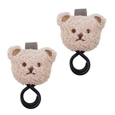 Joy Mall 嬰兒車衣架 2p 1 套, 淺褐色, 2個