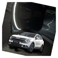 스포티지 5세대 면발광 도어라이트 예방 방지 LED, 모듈만 추가(부속품X)/도어라이트모듈(1개)