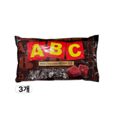 롯데웰푸드 ABC 초콜릿, 829g, 3개