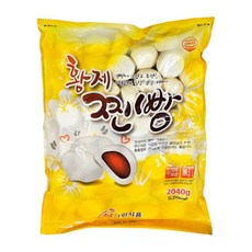 미니찐빵(참그린 2.04kg) X4 업소용 냉동 찐빵, 2.04kg, 4개