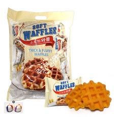 폭신하고 부드러운 소프트와플(25개입) x 1봉+자색옥춘 사탕 20g 세트, 1개