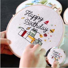 DIY 프랑스자수 패키지 키트 선물 프랑스자수도안