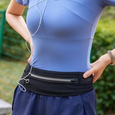 리치팡 초경량 방수 스포츠 런닝 밸트, 검정, 1개