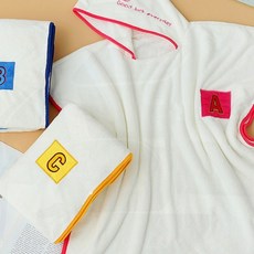 비치 망토수건 후드 타올 수영 해변 가운 휴양지 여름 바디타올