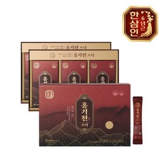 농협 홍삼 한삼인 홍삼스틱 홍기천 6년근 진세노사이드 10ml 30포, 2개, 30회분