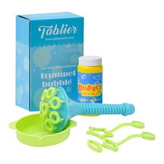 TaBLiER 輕鬆有聲音的喇叭肥皂泡泡組 幼兒肥皂泡泡泡泡液 室內用室內肥皂泡泡遊戲, 1個