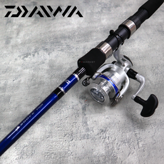 다이와 디쇼크 로드 스피닝릴 콤보 2볼 민물 바다 루어낚시대 세트, 502UL + 1000번