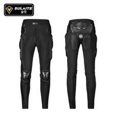 바이크 하체 보호대 보호바지 프로텍터 충격 흡수, 올블랙, 1개