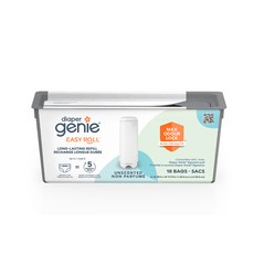 加拿大Diaper Genie尿布處理器專用補充袋，雙重鎖臭，易撕設計，方便衛生, 1個, 50L