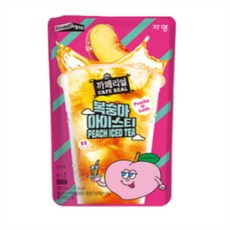 까페리얼 복숭아 아이스티, 230ml, 40개