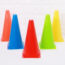 칼라콘 28cm 모음 트레이닝 라바콘 콘 체육 대회 용품, 칼라콘28cm(옐로우), 1개