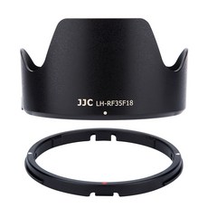 JJC 遮光罩 適用於 Canon RF 35mm F1.8 Macro IS STM, 1套, LH-RF35F18