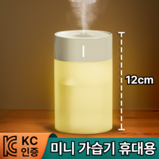루네아 무드등 미니가습기 무소음, 핑크