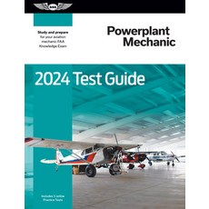 (영문도서) 2024 Powerplant Mechanic Test Guide: Study and Prepare for Your Aviation Mechanic FAA Knowled... Paperback, Aviation Supplies & Academics, English, 9781644253212