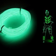 DIY 파티용 꾸미기 야광 와이어 네온 LED 케이블 3M, C
