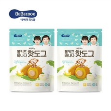 베베쿡 냉동 처음먹는 몽키즈 바나나핫도그 300g 2개