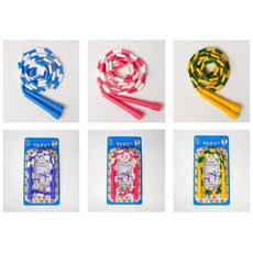 국산 알록달록 컬러감 어린이용 색동링 줄넘기 필라테스 복싱 홈트, 녹_노