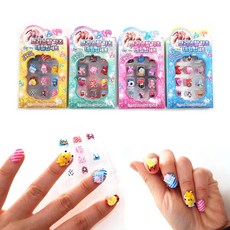 인기공예모음 인기공예모음 칼라밴드 비즈세트 네일아트 큐빅스티커 팔찌 만들기 집콕놀이, 16.크리스탈파츠 네일팁세트, 1개