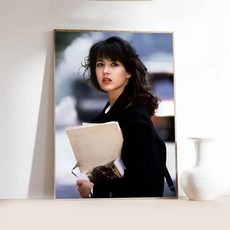 여배우 포스터 접착 아트 방수 종이 스티커 커피 하우스 룸 벽장식, 1개, B. z8