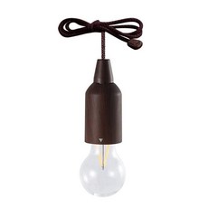 MOTOULAX LED Pull Cord Light Bulb Portable Hanging Lantern Battery Operated for Indoor Outdoor Cam, TO