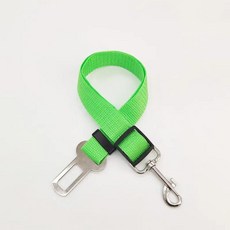 조정 애완 동물 고양이 강아지 자동차 벨트 좌석 차량 하네스 리드 클립 레버 견인 목걸이, 색상: 6. A Green