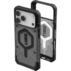 아이폰 호환 17 프로 맥스 케이스 패스파인더 클리어를 위해 설계된 어반 아머 기어 UAG - MagSafe 군용 등급 보호 커버 애쉬블랙과 호환됩니다