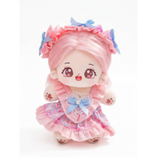 레인보우 드림 20cm 애착인형 핑크링, 핑크-무뼈, 1개, 200mm 핑크-무뼈, 1개, 200mm