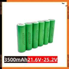 OK-18650MJ1 리튬이온 배터리 2s1p 1s3p 3s2p 4s2p 5s2p 6s2p 18650 파워팩 3500mAh 18V 드라이버 충전식, [10] 6S1P MJ1