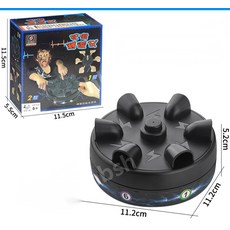 소형 거짓말탐지기 데스크탑 장난감 보드게임, 1개, 6인용 (손가락6개) 거짓말 탐지기