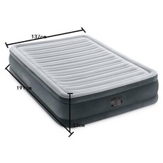 INTEX 67770 雙層加厚加高充氣床 152cm, 1個, 雙人加大152cm(67770)