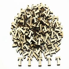 208pcs 8set 26 영어 알파벳 문자 나무 번호 가구 장식 예술 편지 디지털 디스플레이, 07 Letter T, 01 10mm--15mm 208pcs