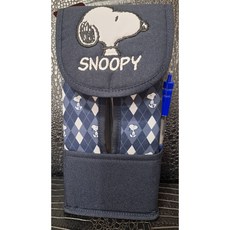 史努比 菱格紋面紙套 車用居家兩用掛式抽取衛生紙套 多功能收納 史奴比藍色, 1個, 1個裝