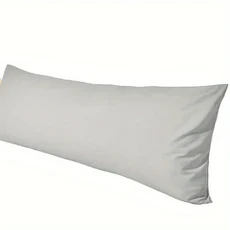 WhatsBedding 바디 베개 커버 울트라 소프트 파이버 봉투 회색 20x54 인치, Bla, BODY, 1개