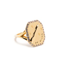 바이얼로나 시엘로 크리스털 장식 링