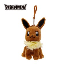 포켓몬스터 이브이 가방고리 봉제 인형, 혼합색상, 13cm, 1개