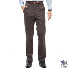 NST Jeans 獵裝式休閒感 咖啡色斜口袋西裝褲 (中腰) 390(5582)