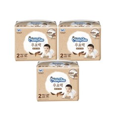 마미포코 무표백 밴드형 기저귀 남여공용 소형, 2단계, 108매