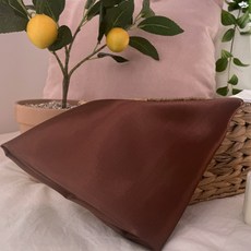 CRT 003 탐나요 대폭 공단 원단 새틴 패브릭 반짝이는 천, 1개, 브라운