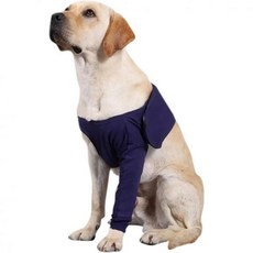 강아지 다리 보호대 예방 붕대 슬개골 애완동물용 무릎 패드 강아지용 서포트 브레이스 앞다리 관절 랩 통기성 부상 회복 핥음 방지 프로텍터 슬리브S, 파란색, L