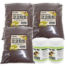 벅스앤미 코코피트3봉 달팽이사료2통묶음, 240g, 6L, 1세트