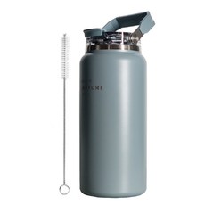 카에로 대용량 텀블러 1.5리터 1.2리터 보냉 보온 밀폐 여름 헬스 물통, 1개, 1.5L, 블루그레이