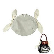 MEYAGO Longchamp Pliage 필레용 핸드메이드 백 인서트 오거나이저 다기능 네트 백 내부 인서트는 롱샴 (XS)용 레드 대형