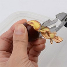 핫둘 밤가위 생밤쉽게까는법