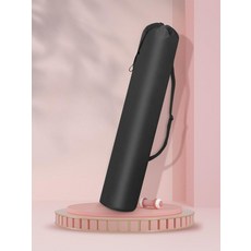 DURI 요가 매트 가방 피트니스 폼롤러 보관 휴대용 스트랩 백 운동 스포츠 용품, 그레이 (18x100cm)