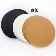 원형 도화지 용지 둥근 다용도 미술 드로잉 판지 색종이 종이 활동지 그래프트, 6. 직경19cm화이트(50장)두께250g