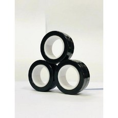 Fingears 피젯링 피젯토이 마그네틱링 손가락장난감 스트레스해소, 24 블랙, 1개