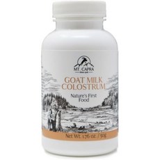 마운트 카프라 염소 우유 초유 건강한 시스템 장 건강 운동 성능 풀 먹인 글로불린 함량이 높은 17회 50그, 17 Servings (Pack of 1)