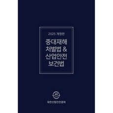 중대재해처벌법 산업안전보건법령집(2025), 대한산업안전협회 저, 대한산업안전협회